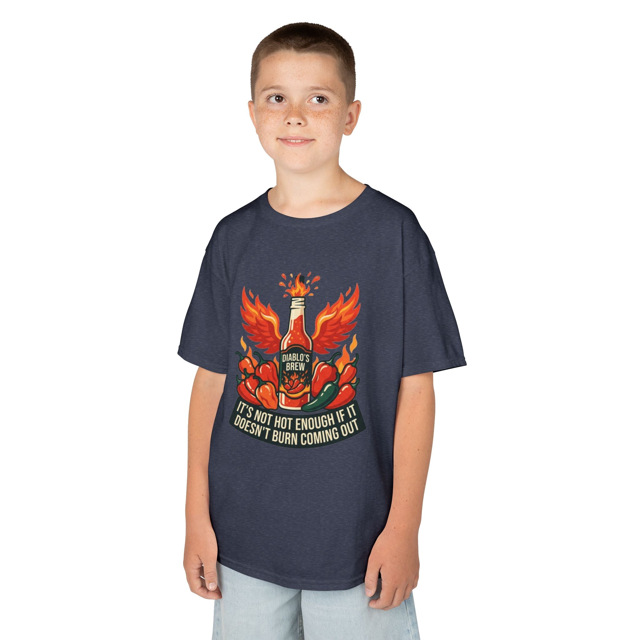 "Burns Coming Out" Kids Tee