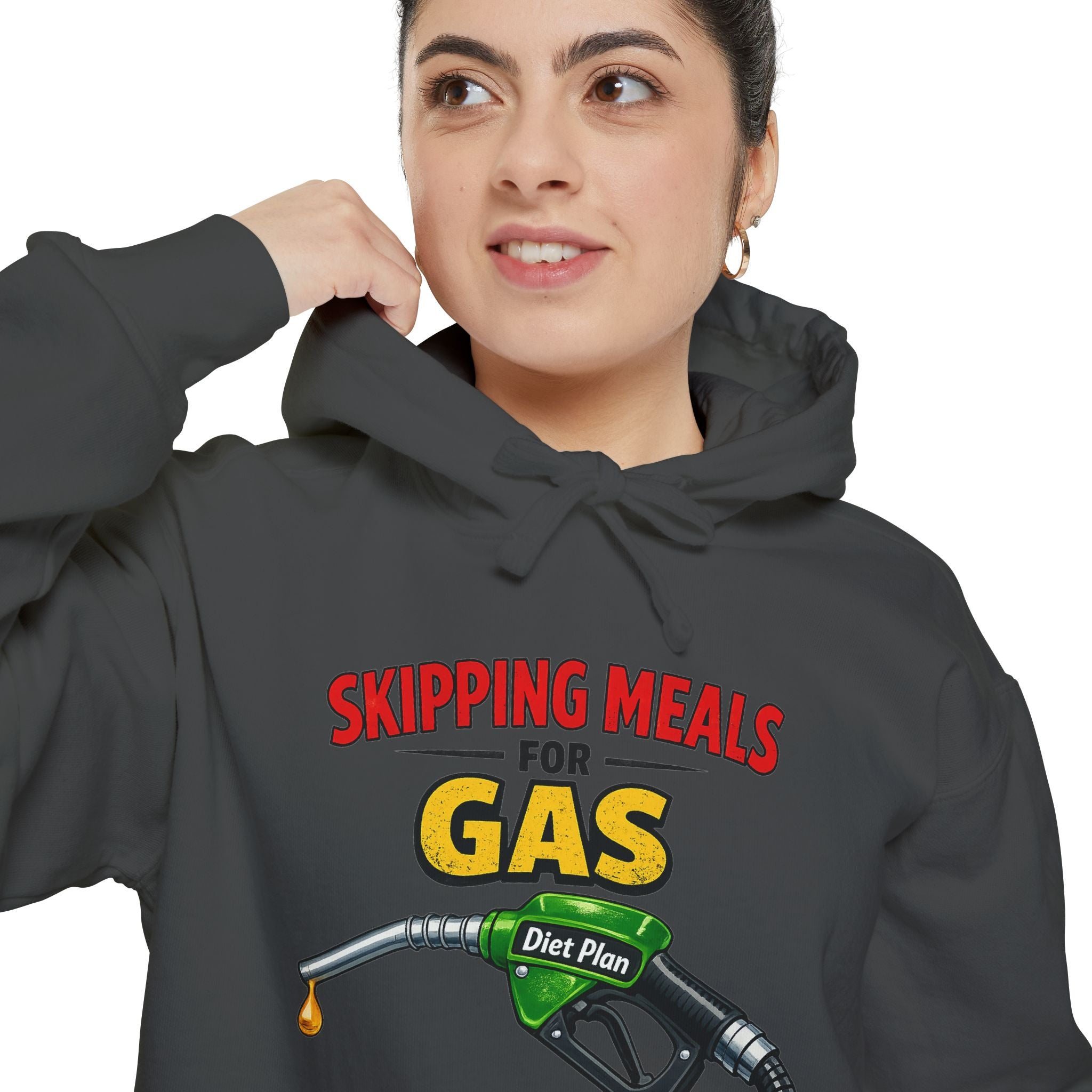 My Gas Diet Plan | Garment-Dyed Hoodie — AttitudeShirts