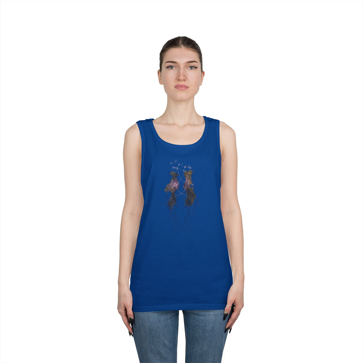 "Gemini The Celestial Twins" Tank Top