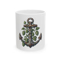 "Rusty Anchor Brewing" White Ceramic Mug — Graphic