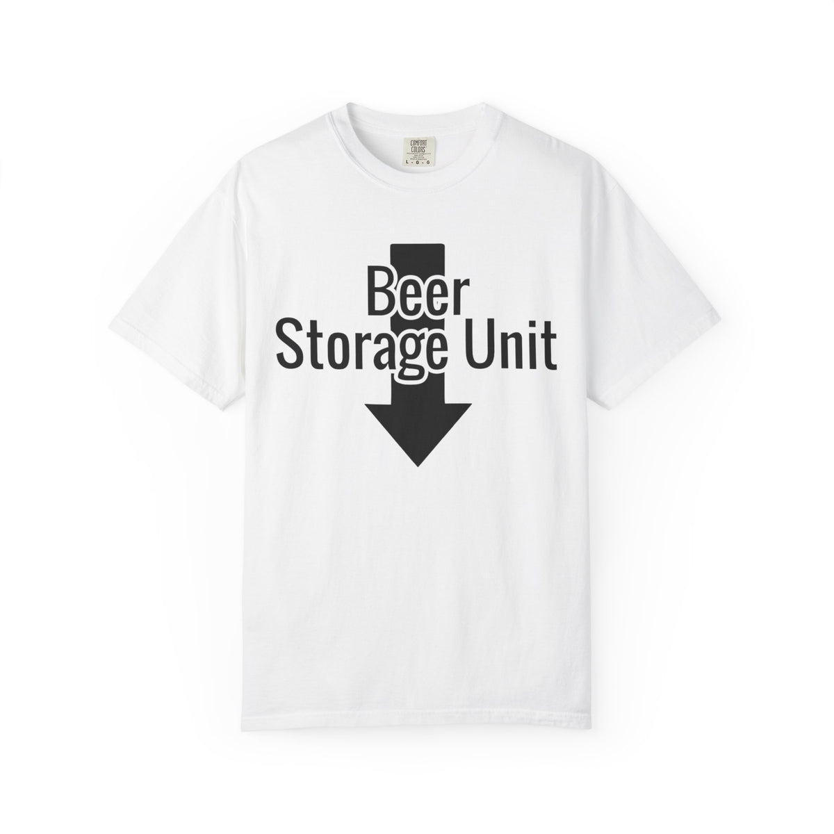 Color: White | Beer Storage Unit Unisex Garment-Dyed T-shirt