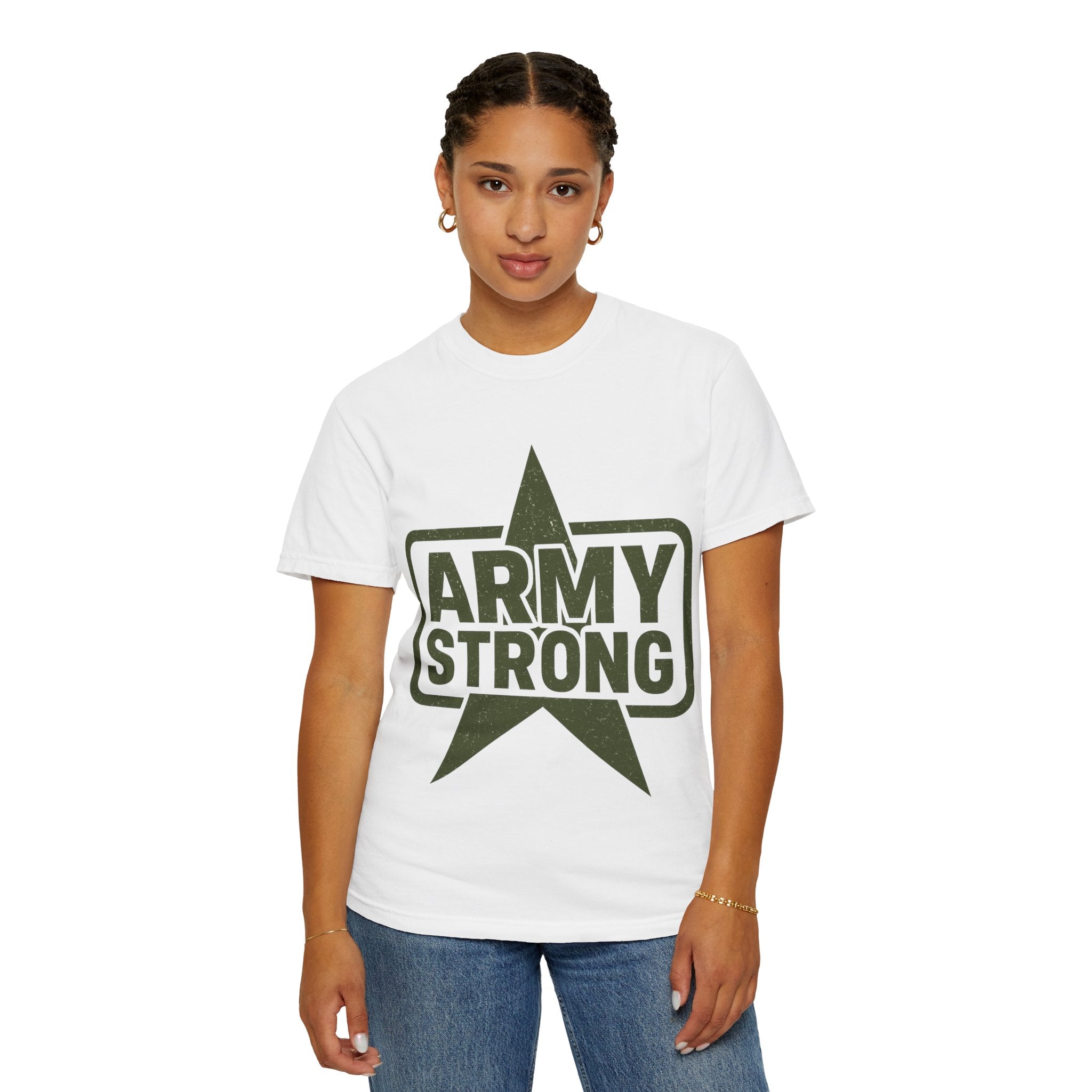 "Army Strong" Unisex Garment-Dyed T-shirt