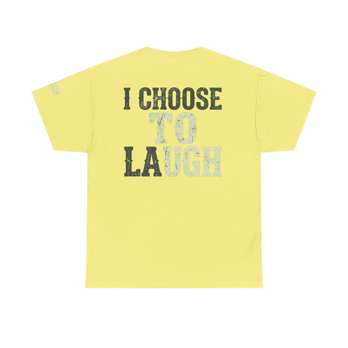 Color: Cornsilk | Choose to Laugh Premium Graphic Tee
