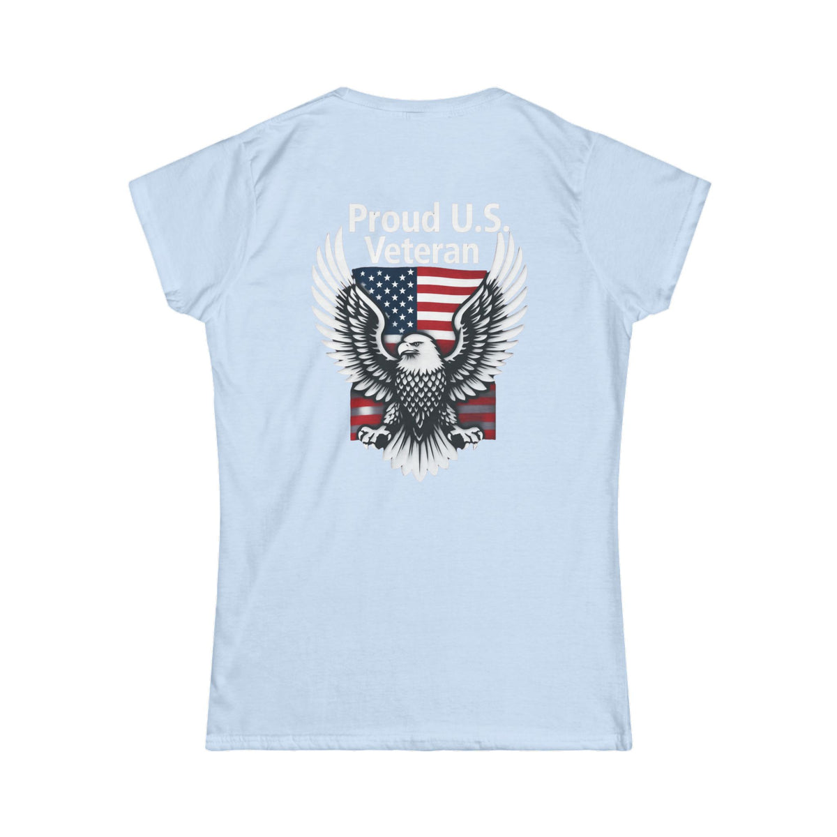 Color: Light Blue | Proud Veteran Women's Tee