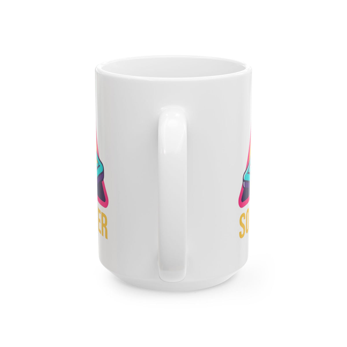 "Professional Soaker" White Ceramic Mug — Graphic