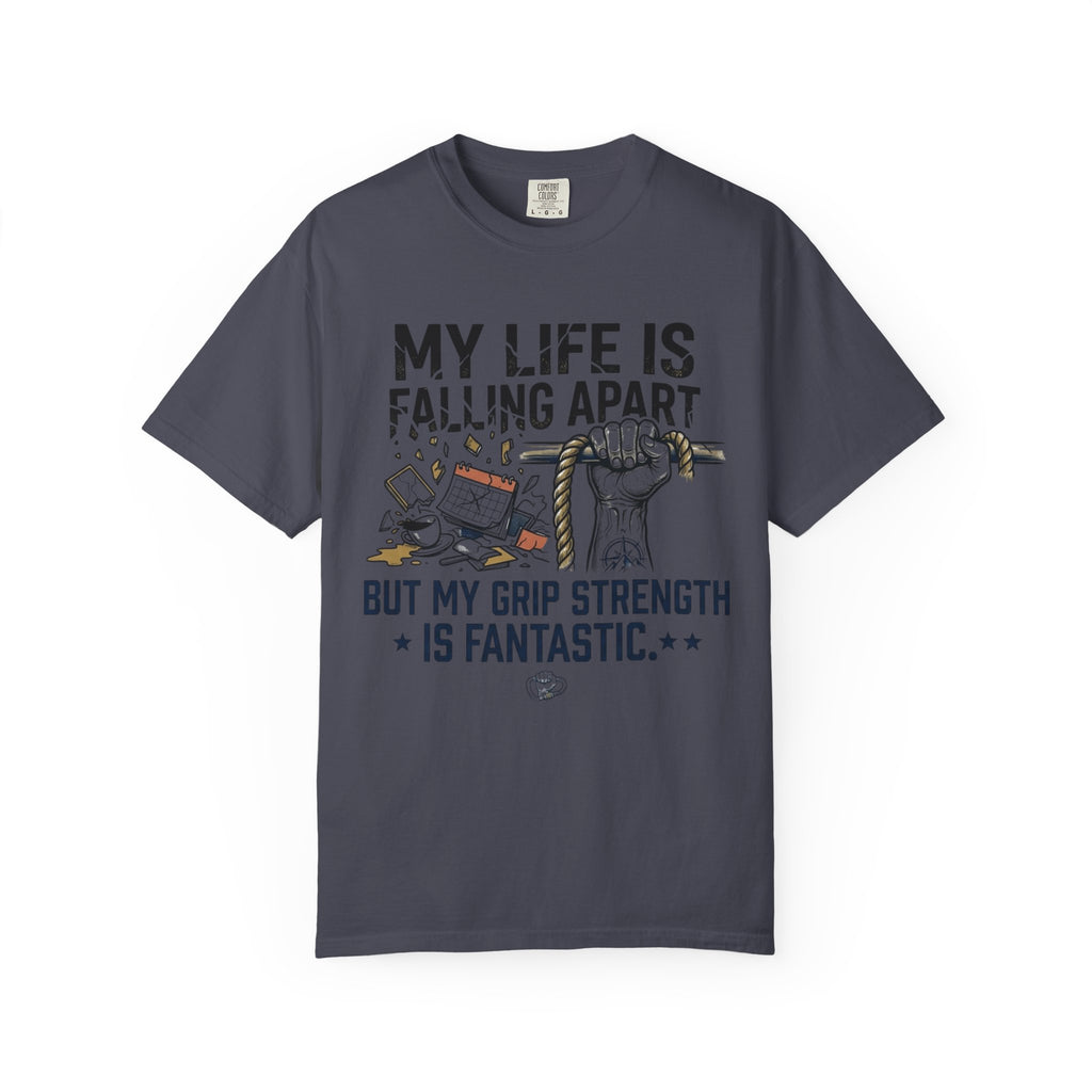 "My Life is Falling Apart" Unisex Garment-Dyed Tee