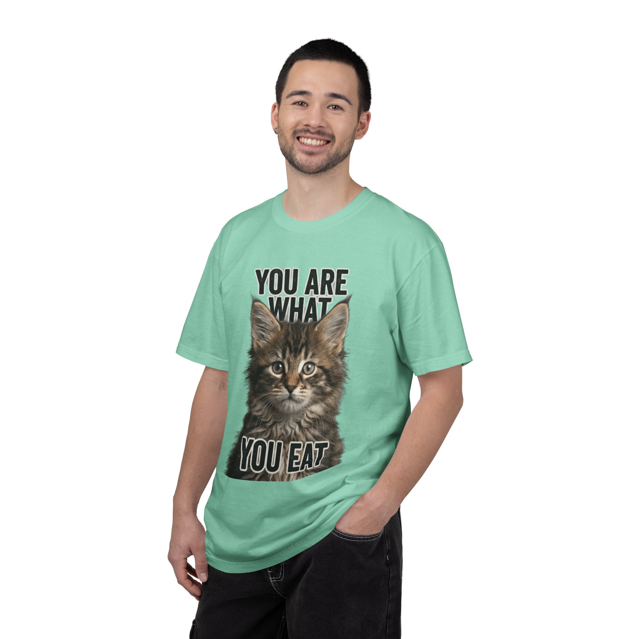 "You Are What You Eat - Cat 4" Unisex Garment-Dyed T-shirt