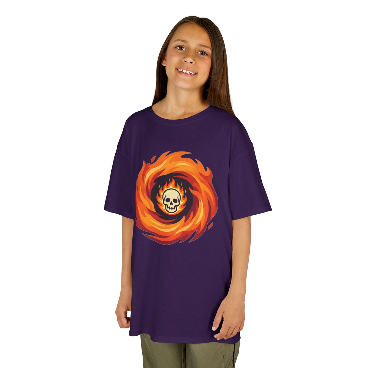 Color: Purple | Hellfire Kids Tee