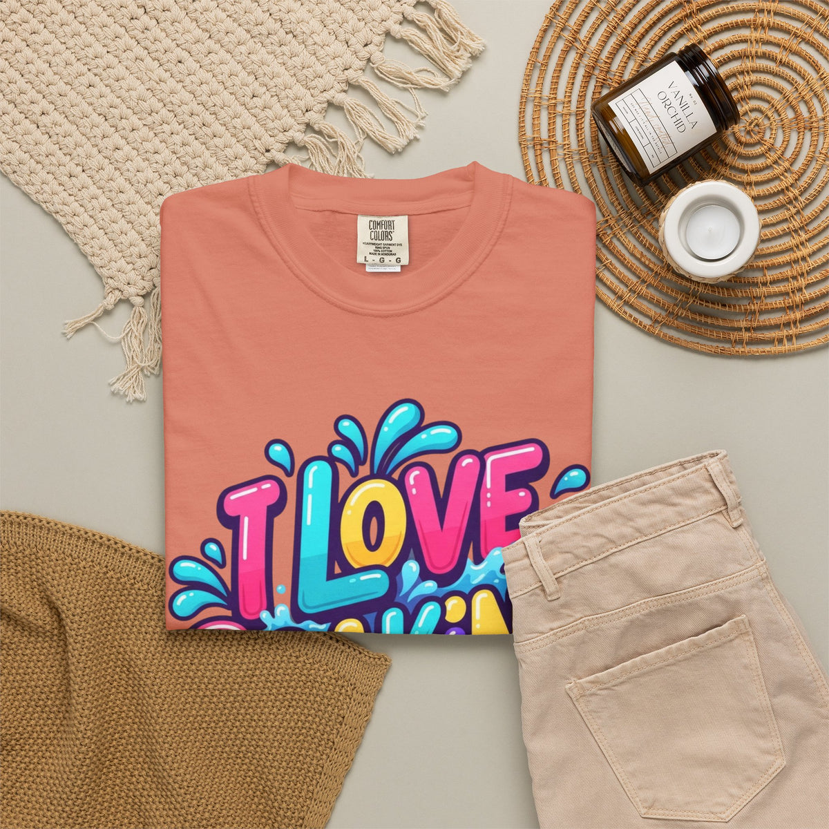 I Love Soaking Unisex Garment-Dyed Tee