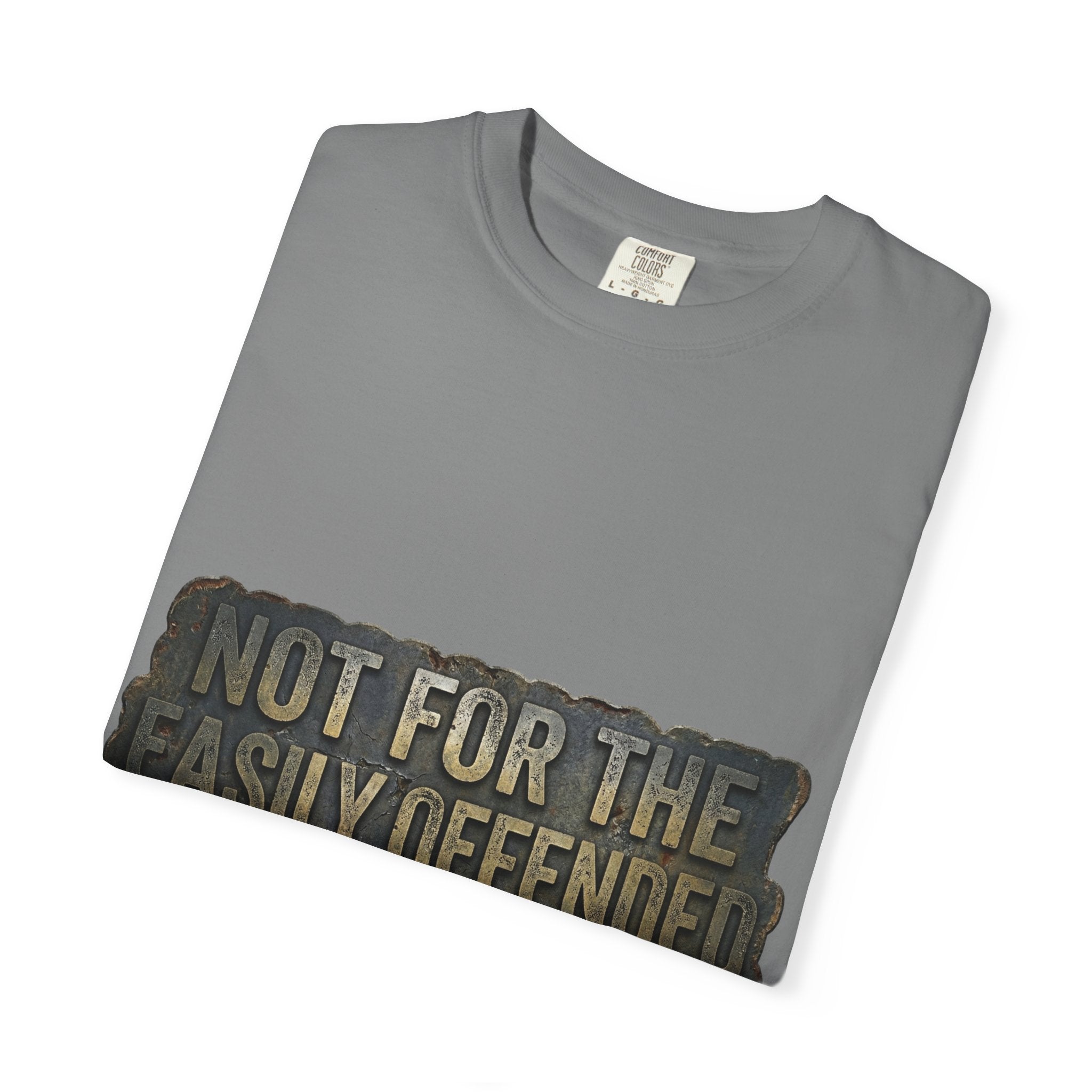 Fair Warning Label | Garment-Dyed Tee — AttitudeShirts