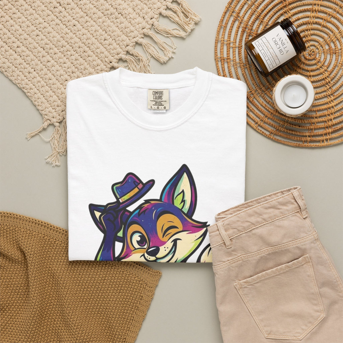 "Mischievous" Unisex Garment-Dyed Tee