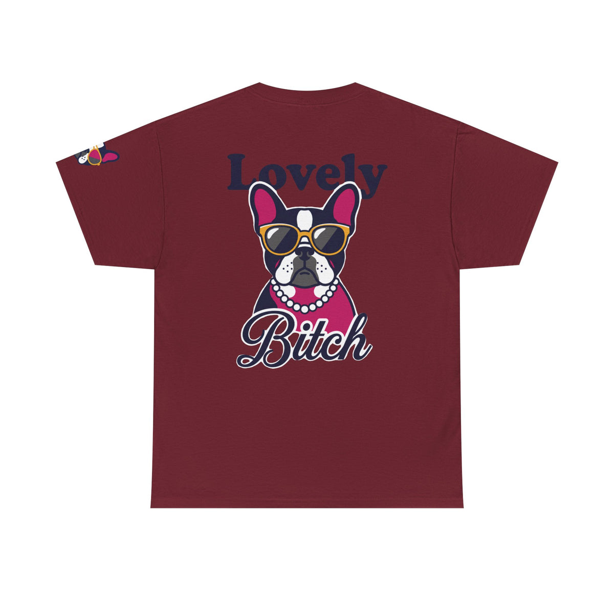 Color: Garnet | Lovely Bitch Premium Graphic Tee