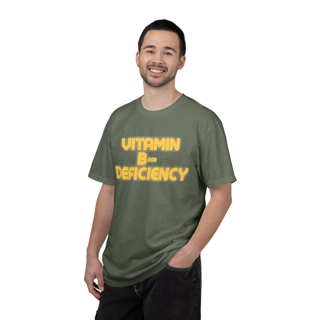 "Vitamin Beer" Unisex Garment-Dyed T-shirt
