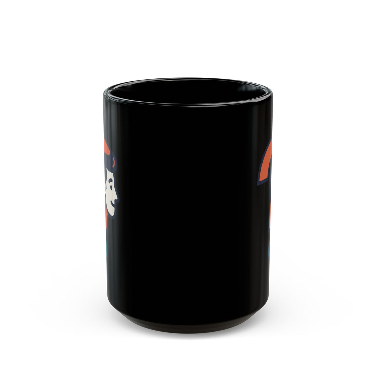 "Main Character Energy" Black Ceramic Mug — Graphic