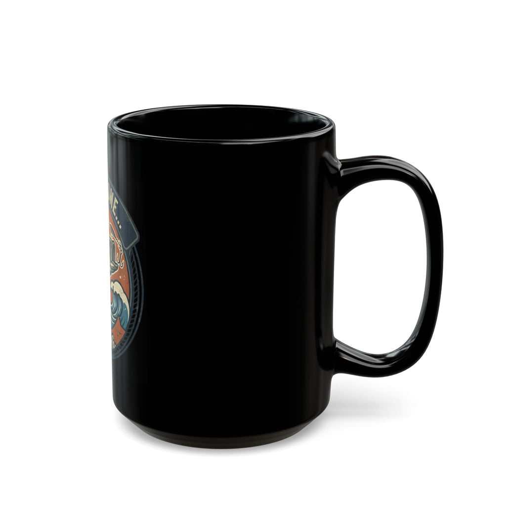 "Master Baiter" Black Ceramic Mug