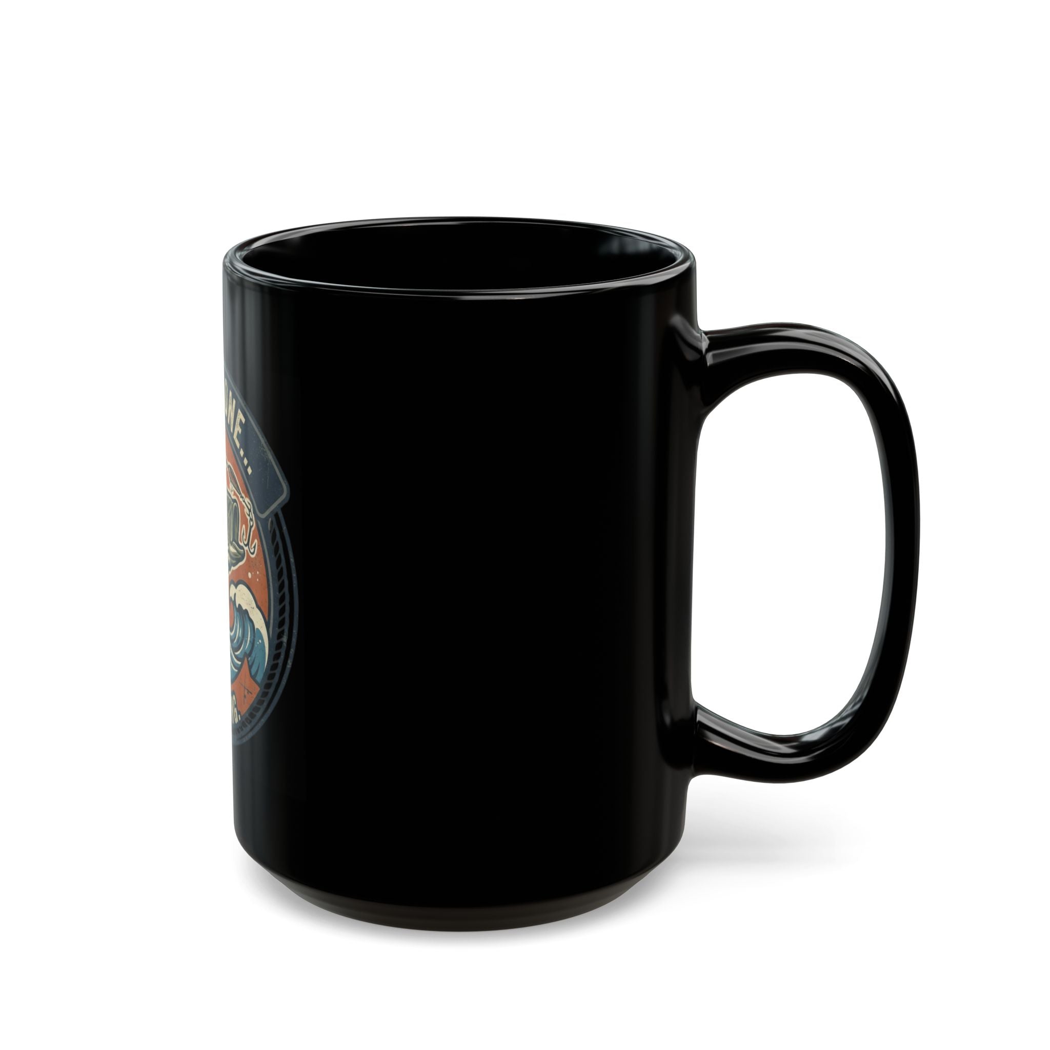 "Master Baiter" Black Ceramic Mug