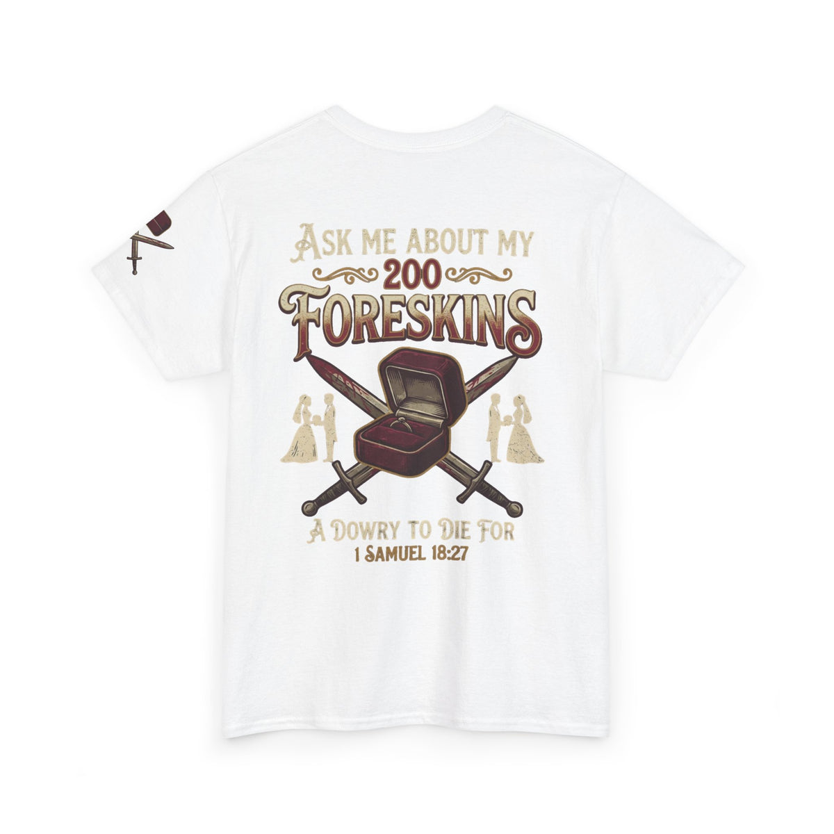 "Good Book Series 200 Foreskins" Premium Graphic Tee
