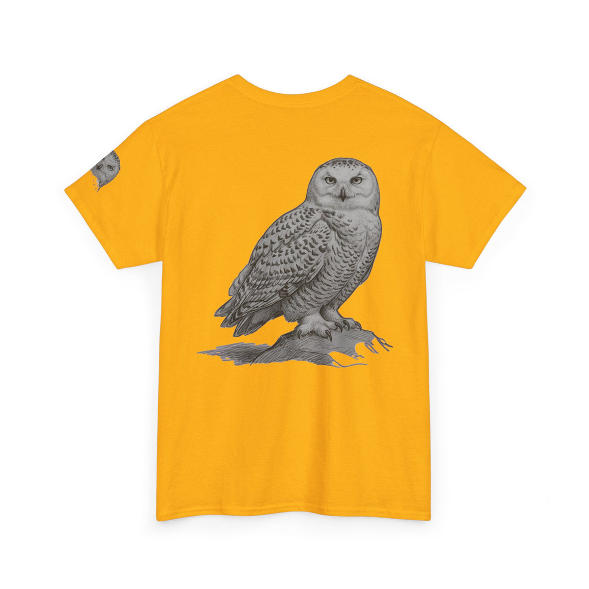 "Pencil Sketch Art Owl" Premium Graphic Tee