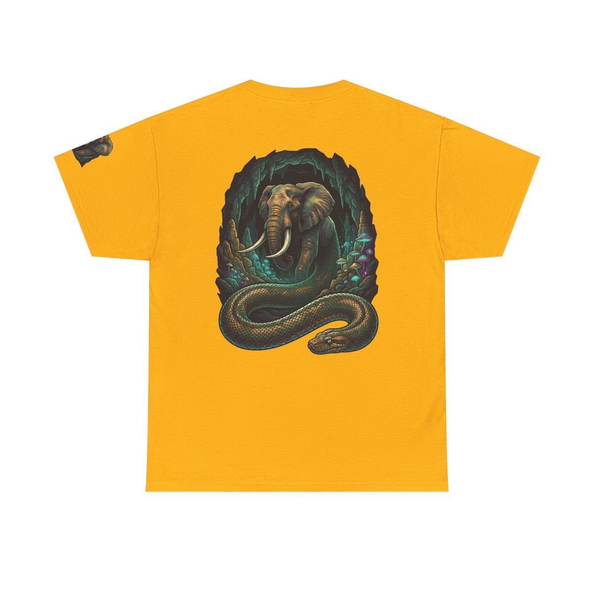Color: Gold | Grootslang (South African Mythology) Premium Graphic Tee