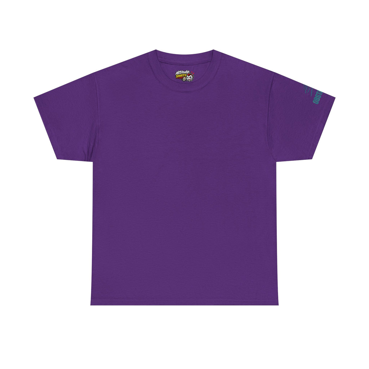 Color: Purple | Life Is The Obstacles Premium Graphic Tee