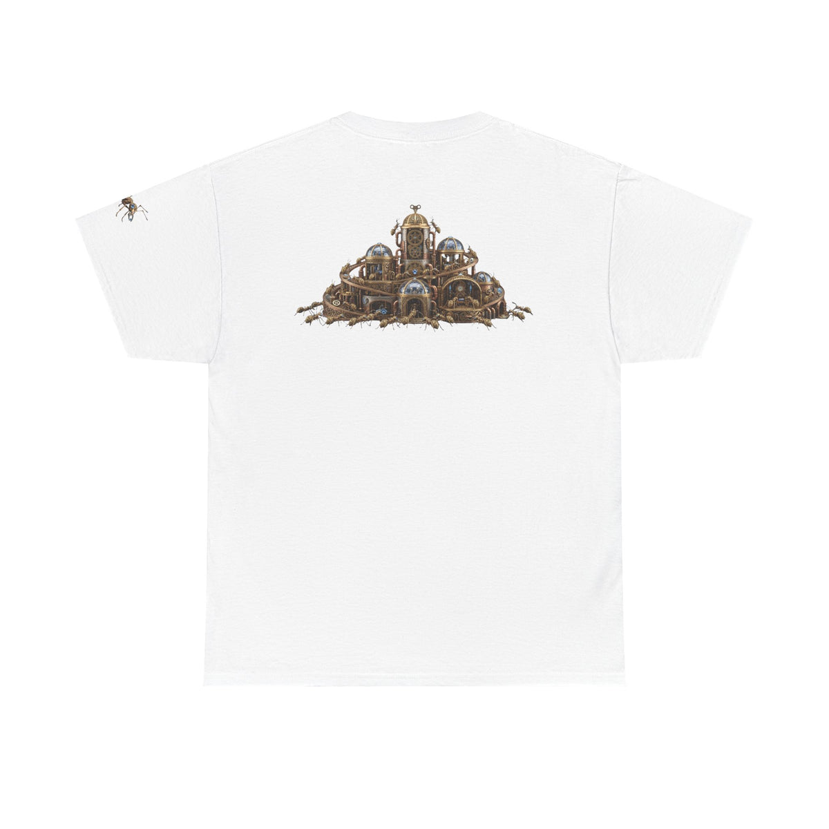 Color: White | Cyber Ants Premium Graphic Tee