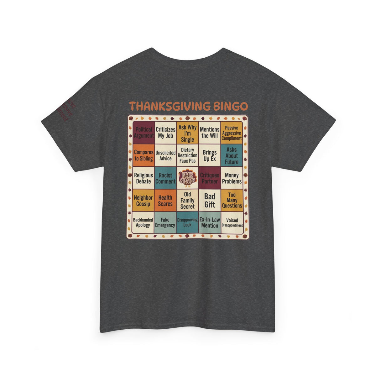 Thankgiving Bingo Premium Graphic Tee