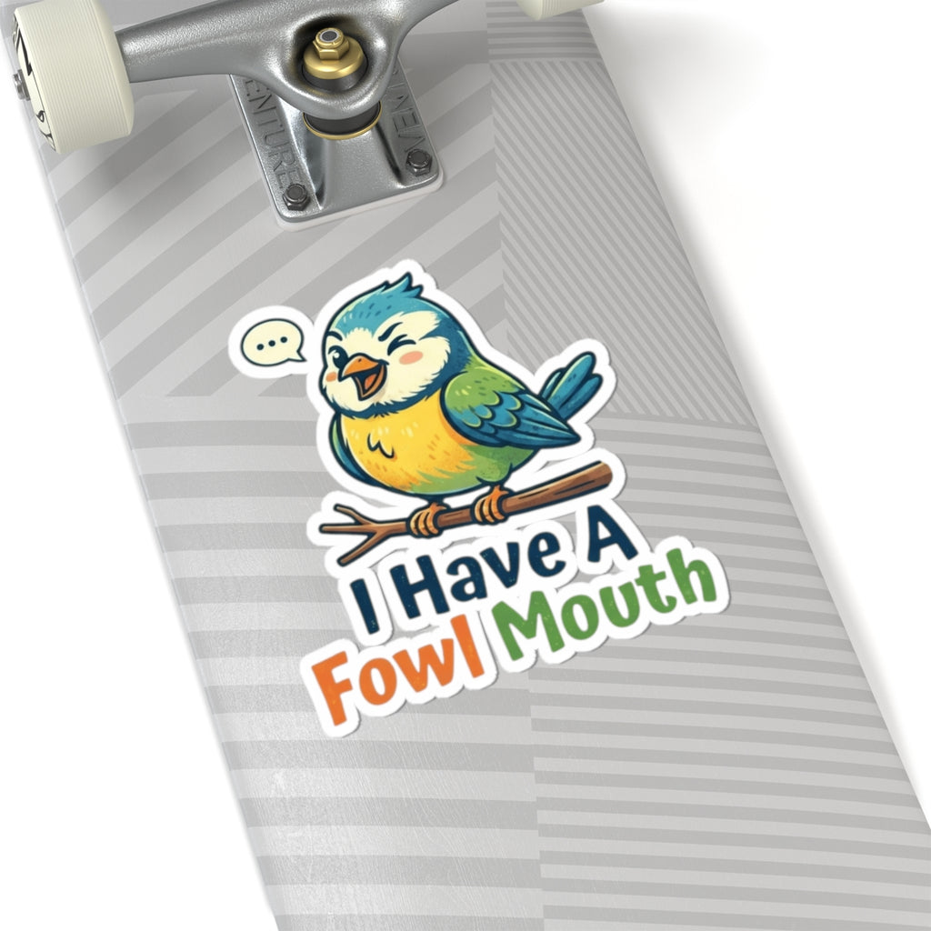 "Fowl Mouth" Sticker — Main