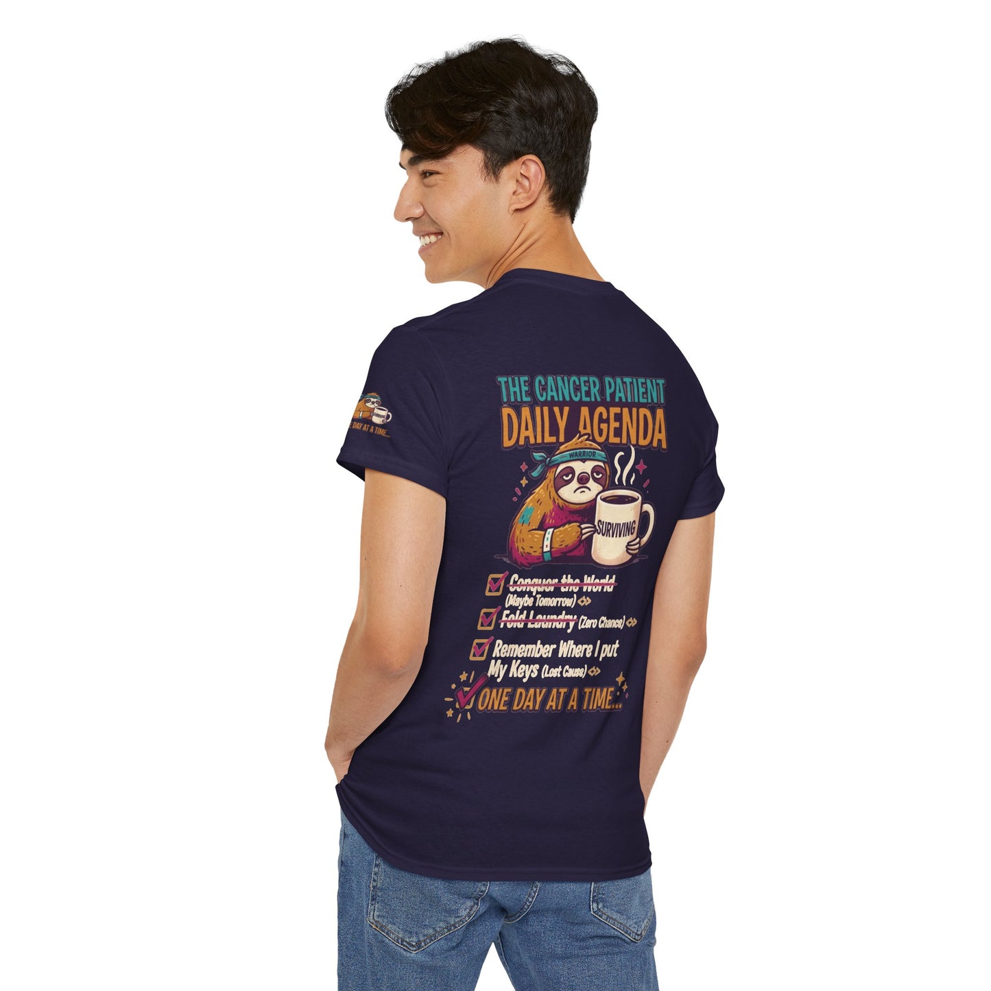 "Cancer One Day At A Time" Premium Graphic Tee