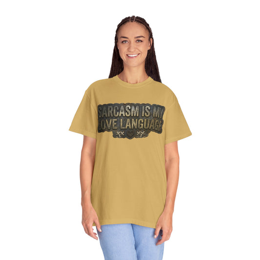 Fluent in Sarcasm | Garment-Dyed Tee — AttitudeShirts