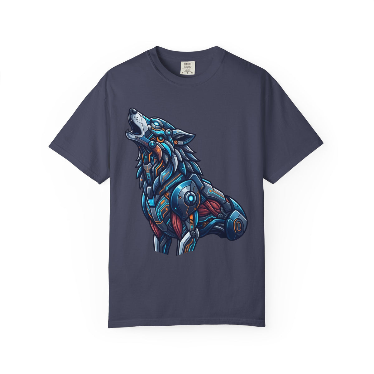 Color: Denim | Cyber Wolf Unisex Garment-Dyed Tee
