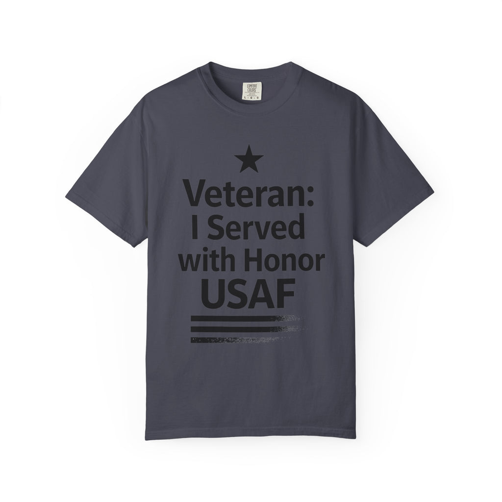 "Served With Honor" Unisex Garment-Dyed T-shirt