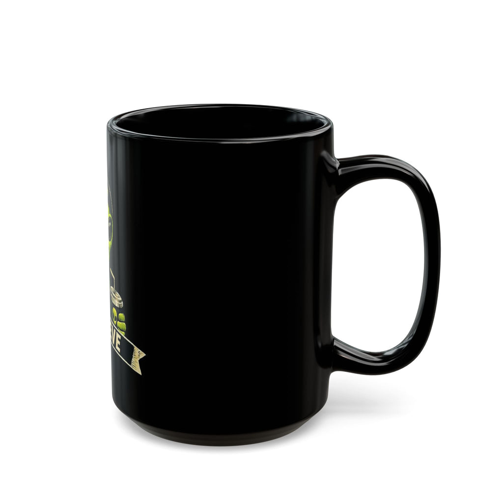 "I Believe" Black Ceramic Mug — Graphic