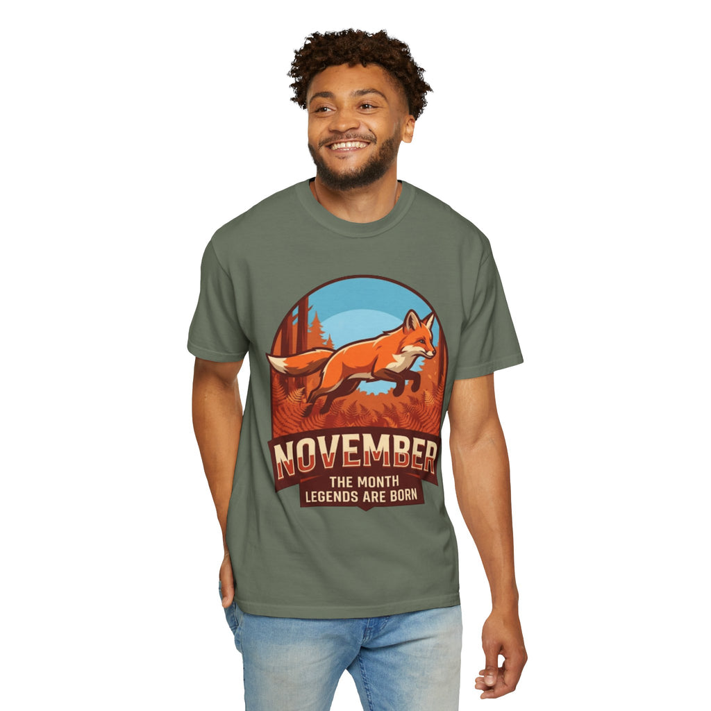 "November Legend" Unisex Garment-Dyed Tee