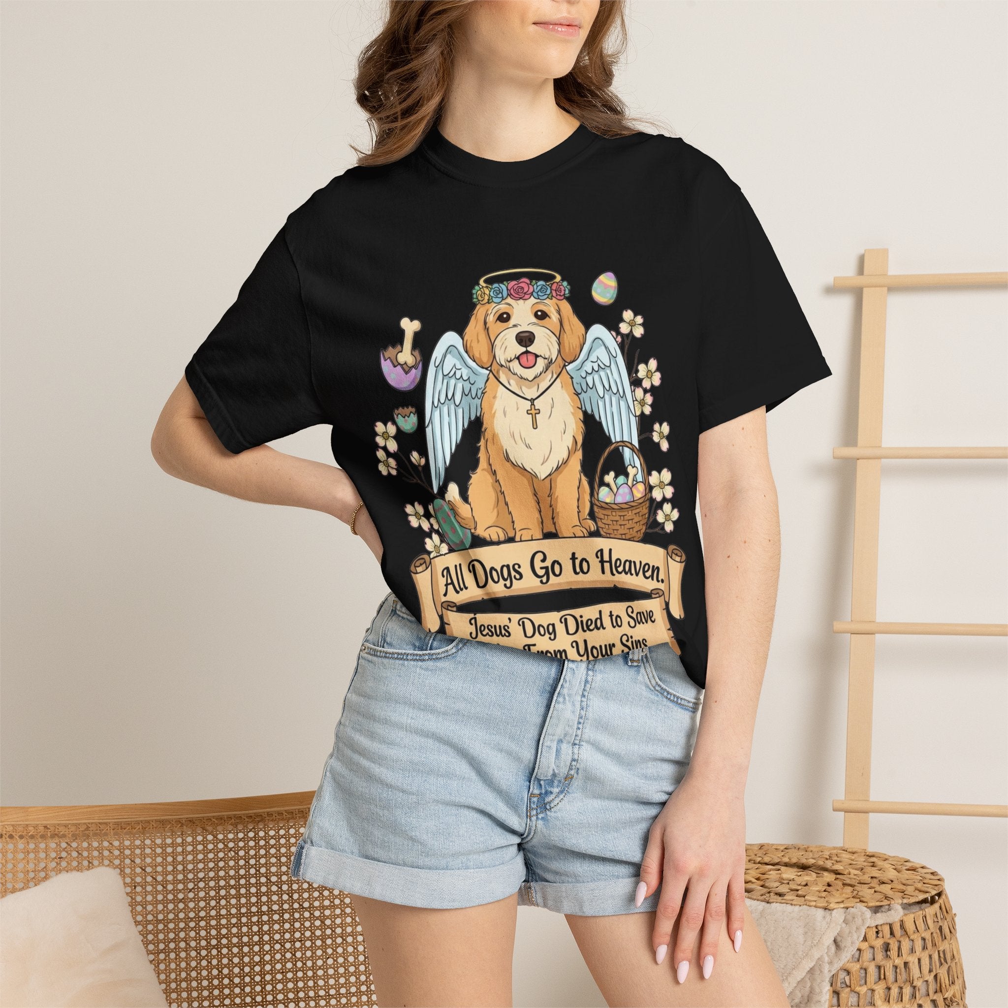 Heaven's Got a Paw Patrol | Garment-Dyed Tee — AttitudeShirts