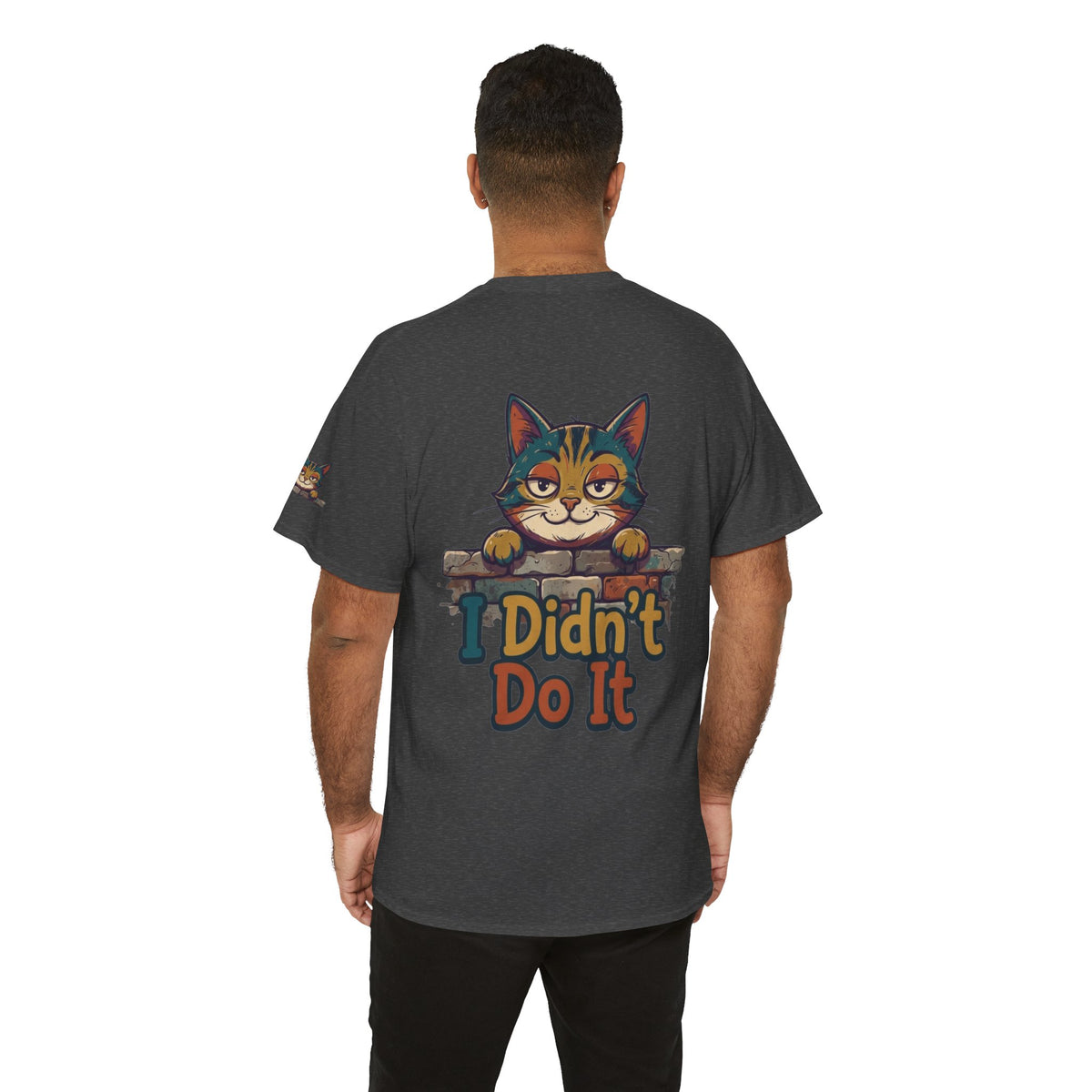 Color: Dark Heather | I Didn't Do It Premium Graphic Tee