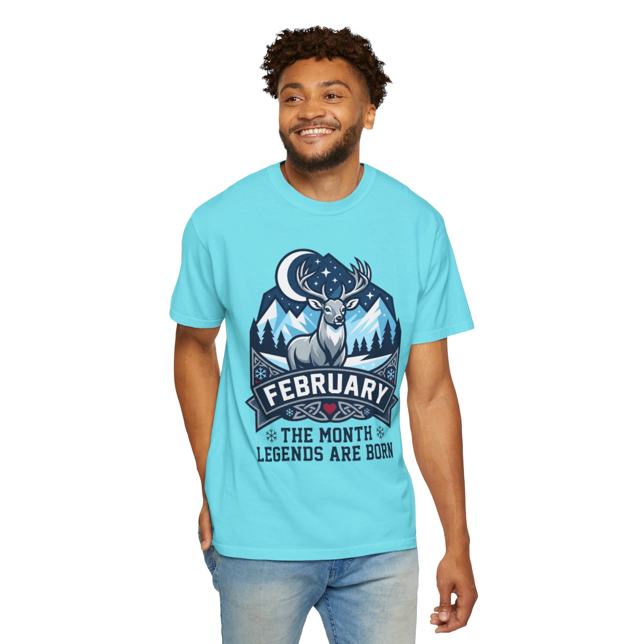 "February Legend" Unisex Garment-Dyed Tee