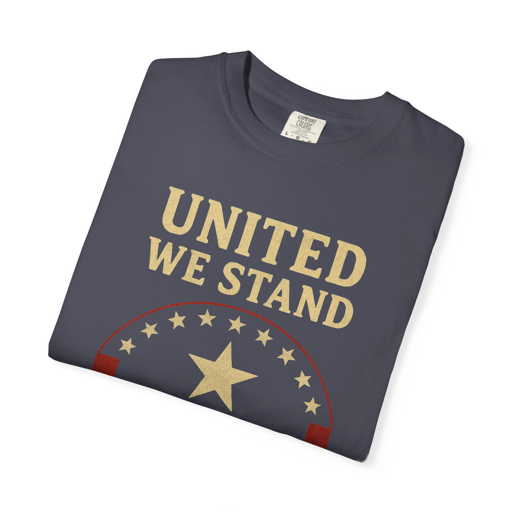 "Divided We Fall" Unisex Garment-Dyed T-shirt