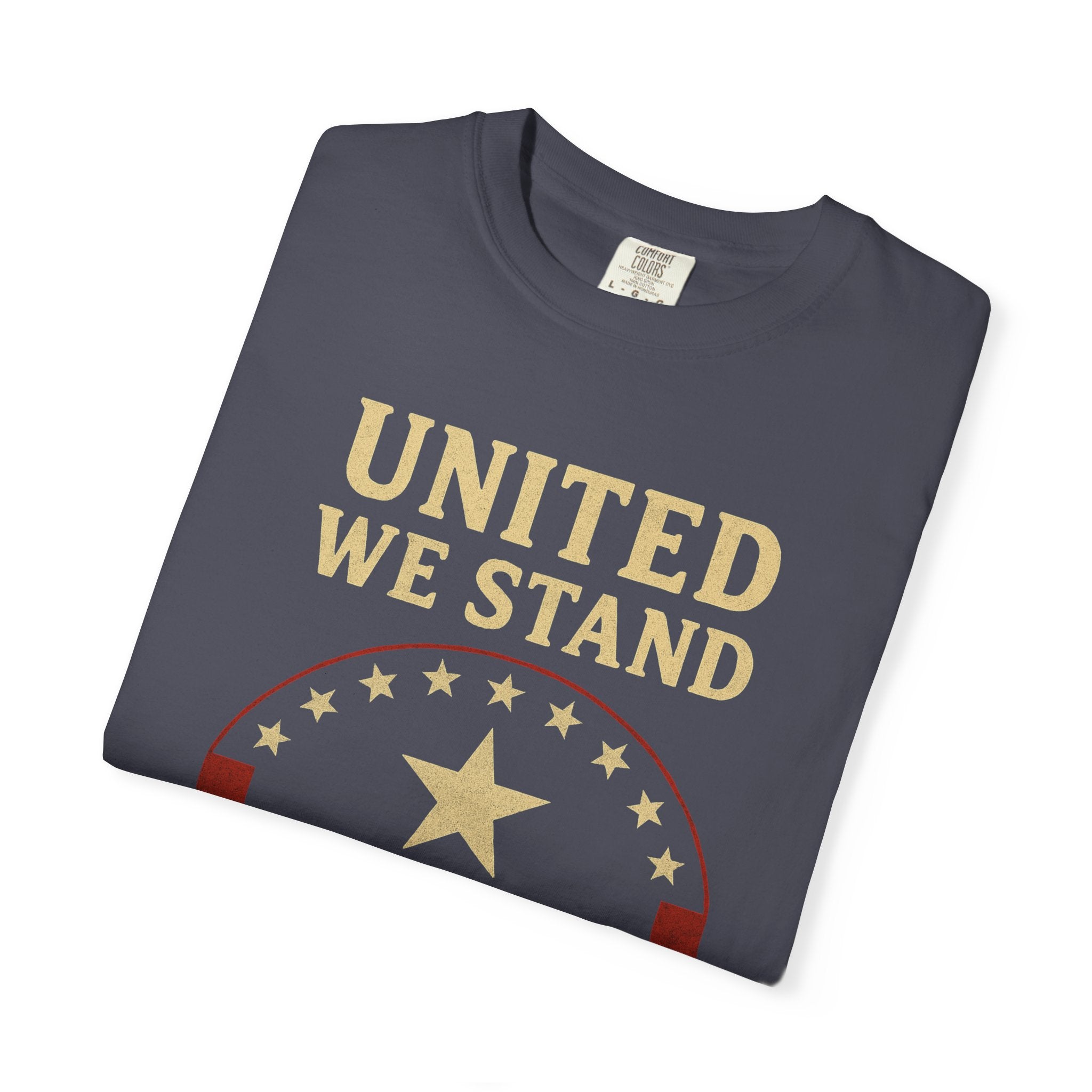 "Divided We Fall" Unisex Garment-Dyed T-shirt