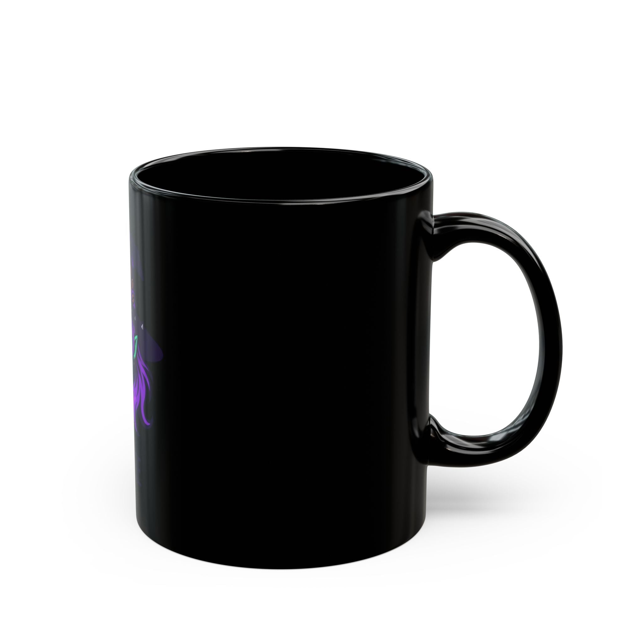 "Witch Better Have My Coffee" Black Ceramic Mug — Graphic