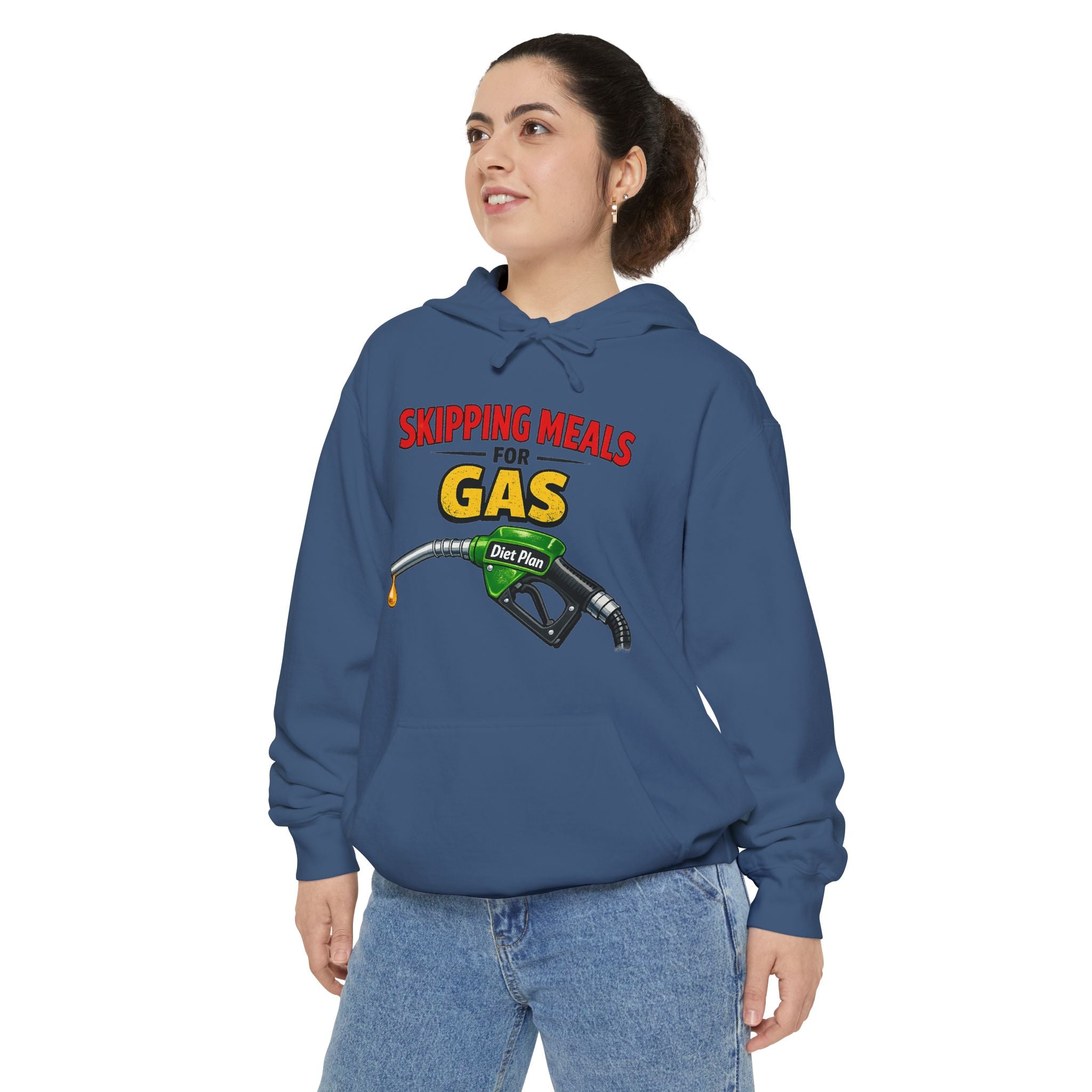 My Gas Diet Plan | Garment-Dyed Hoodie — AttitudeShirts