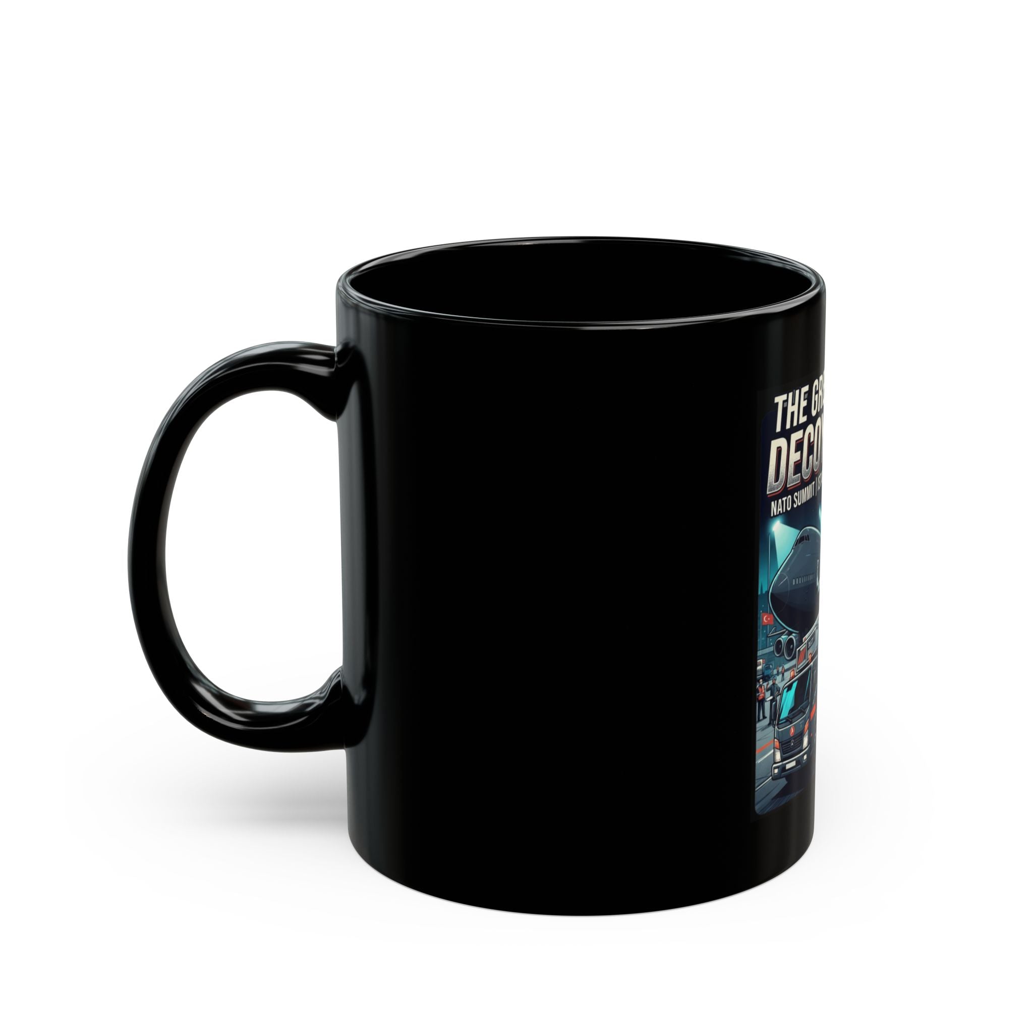 "Decoy Switch" Black Ceramic Mug