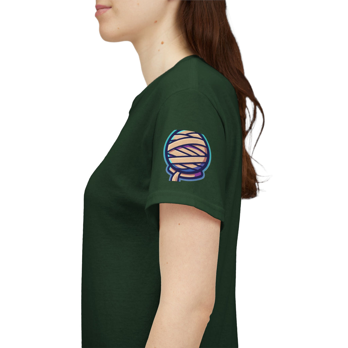 Color: Forest Green | Hardly Wrapped, Fully Erect Premium Graphic Tee