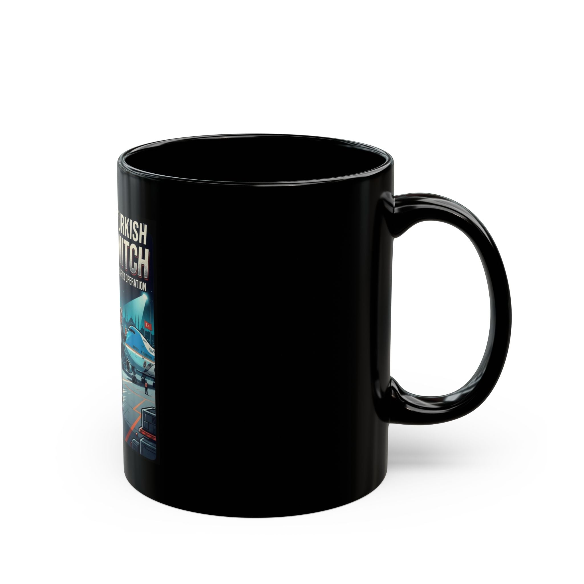 "Decoy Switch" Black Ceramic Mug