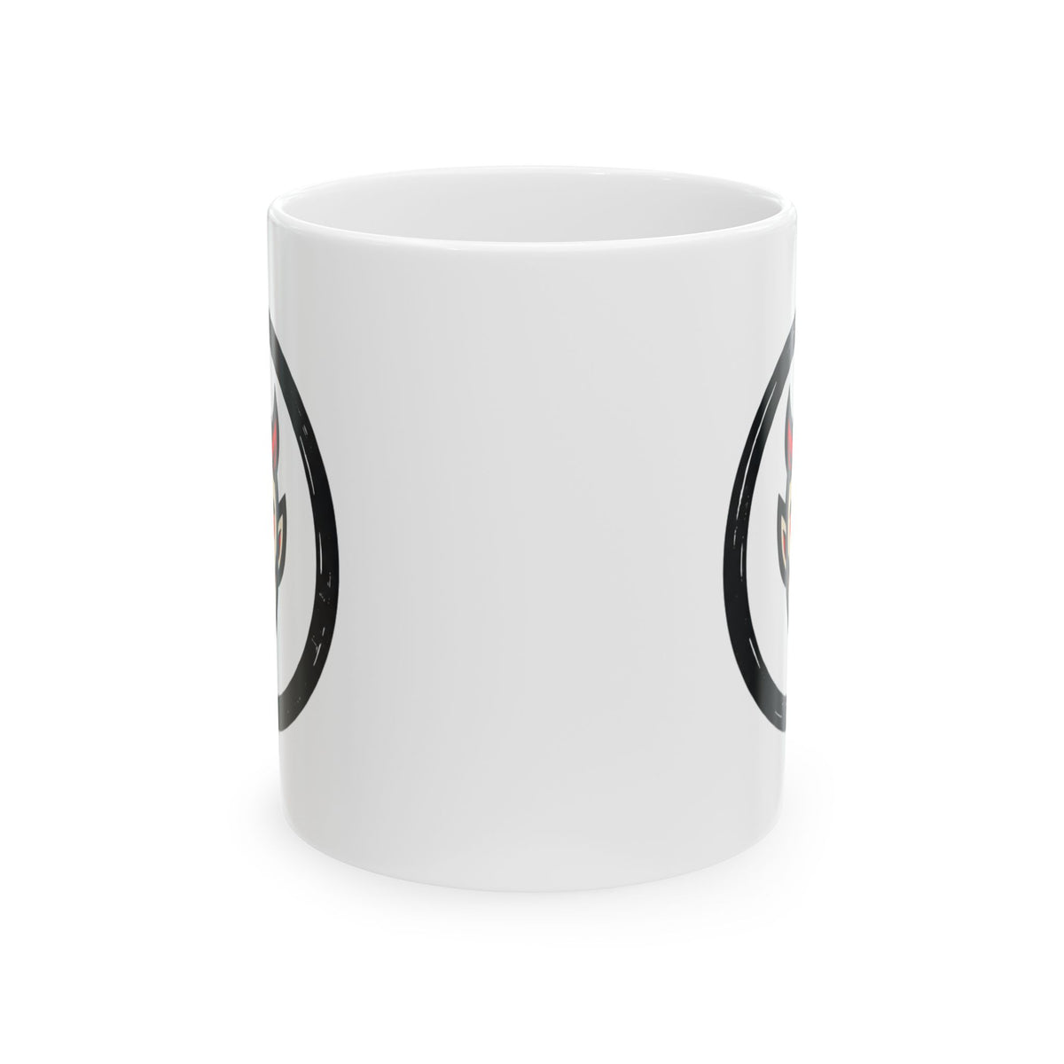 "Tallies to Hell" White Ceramic Mug — Graphic