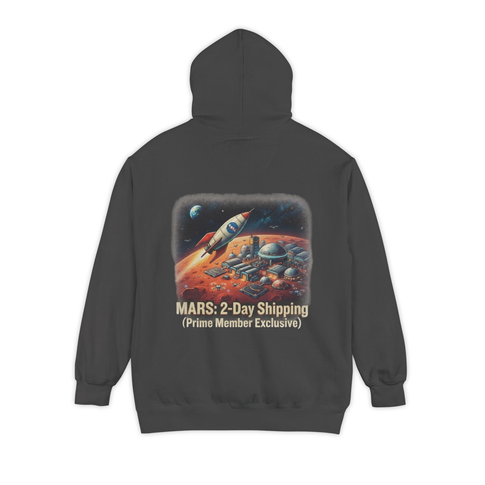 "Mars 2 Day Shipping" Garment-Dyed Hoodie