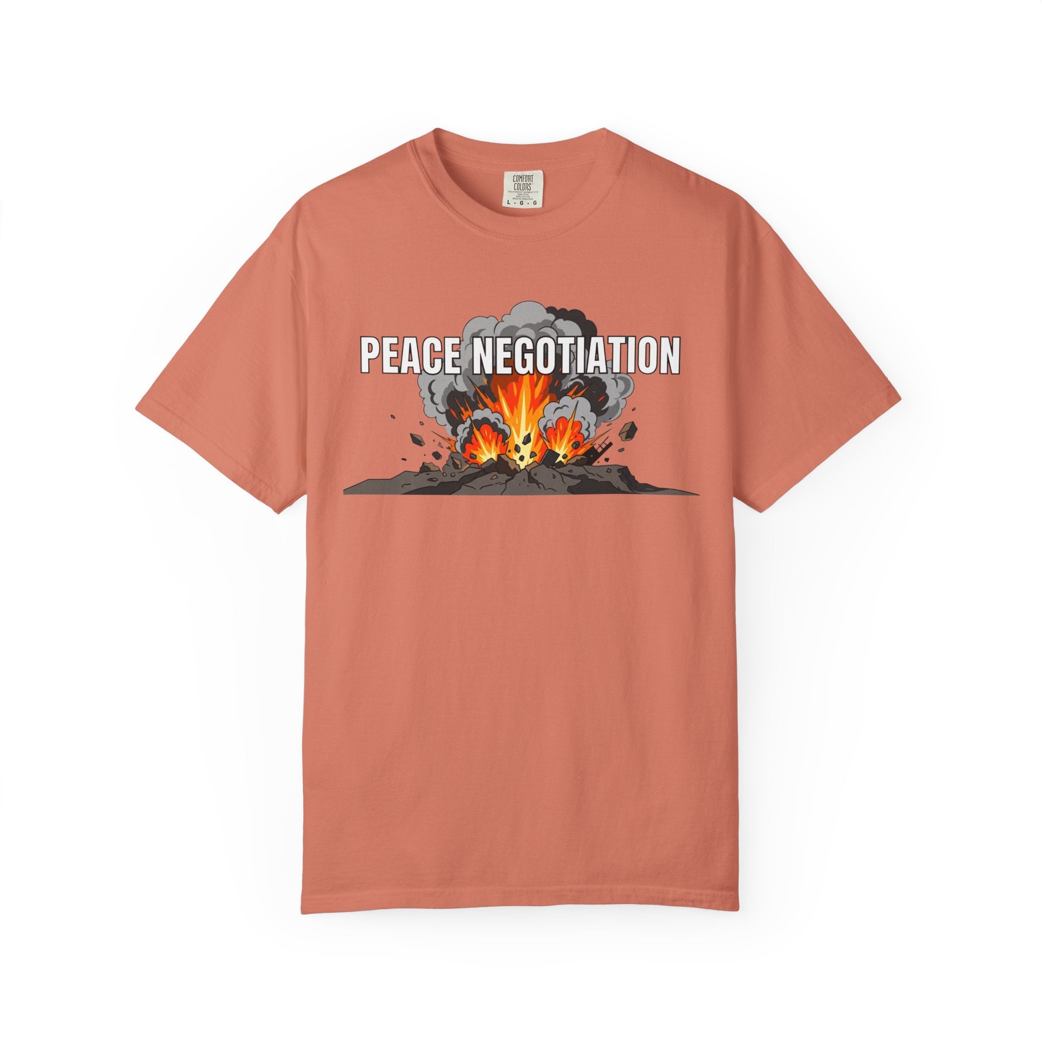"Peace Negotiation" Unisex Garment-Dyed Tee