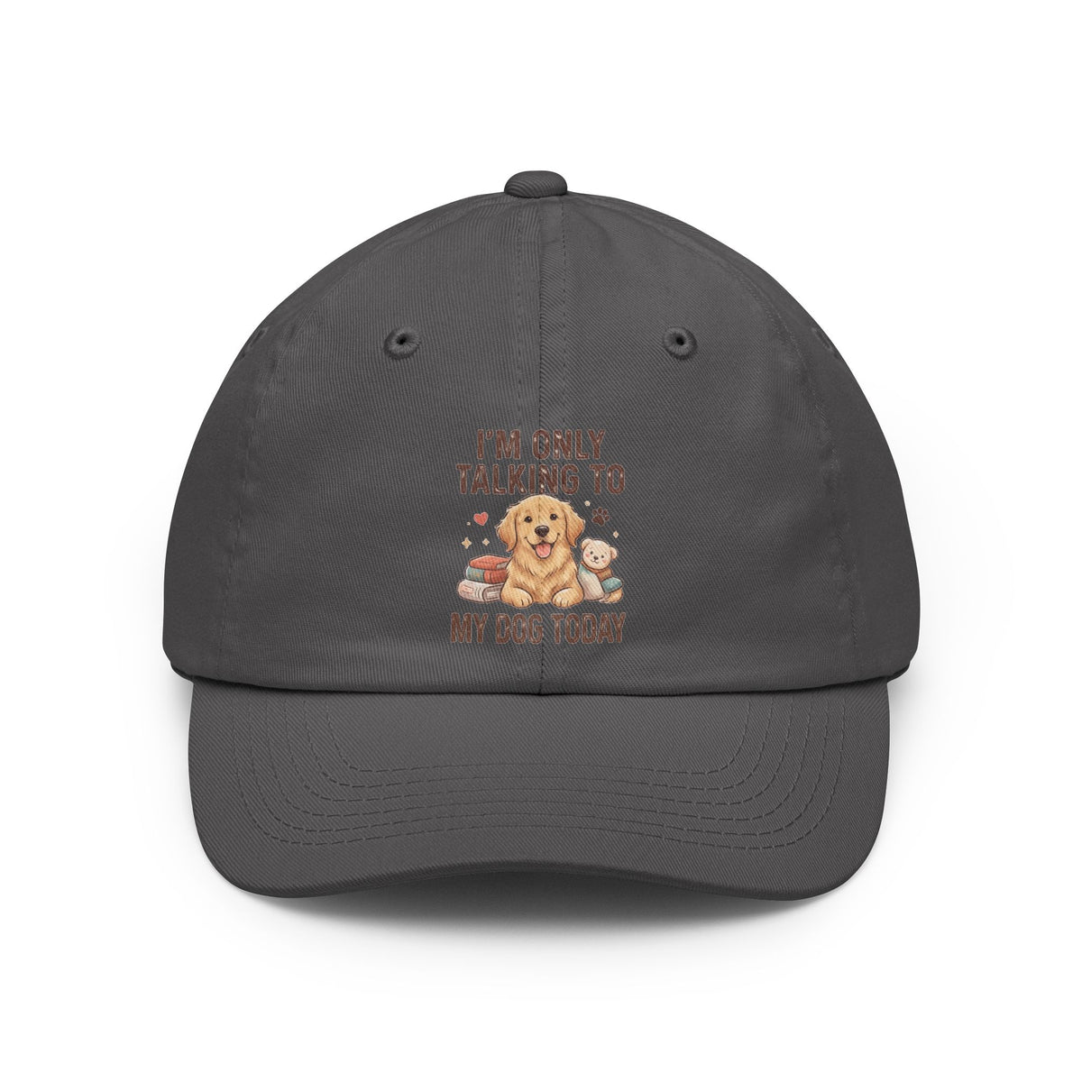 Color: Charcoal | I'm Only Talking To My Dog Today Dad Hat