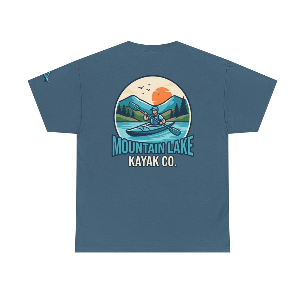 "Mountain Lake Kayak" Premium Graphic Tee