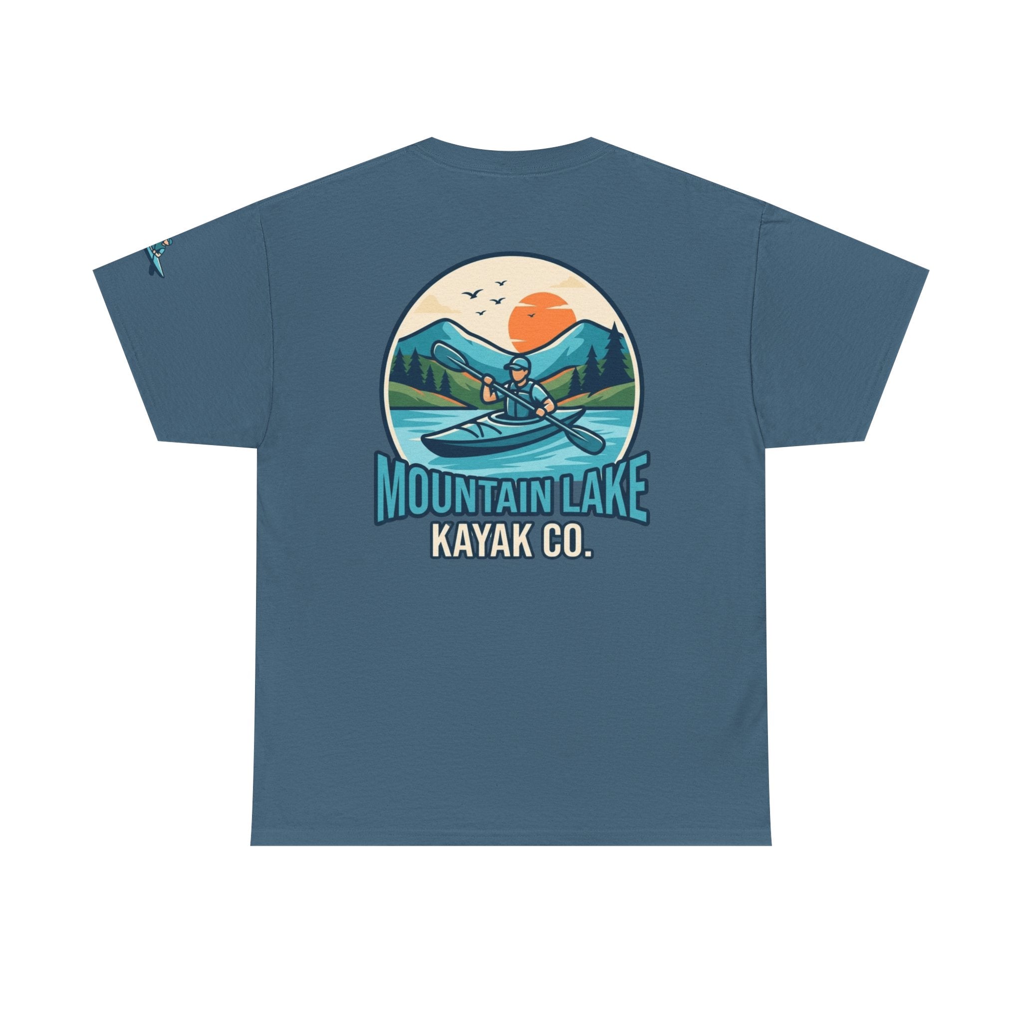 "Mountain Lake Kayak" Premium Graphic Tee