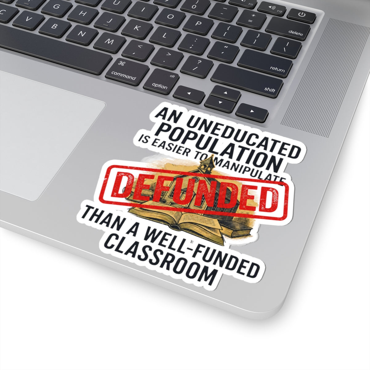 "Protest Series - Fund Public Schools" Sticker — Main